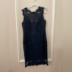 Tadashi Shoji Lace Sequin Cocktail Dress